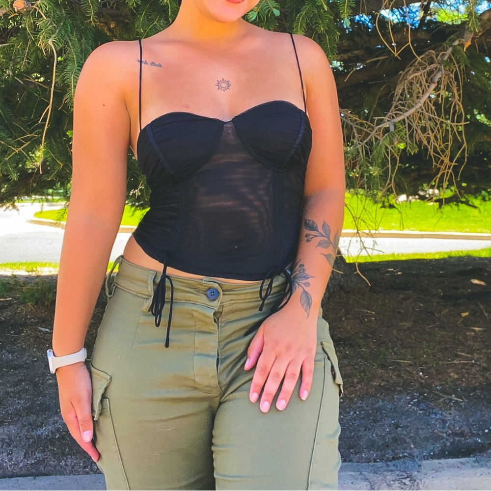 Princess Polly Shine Bright Crop Top